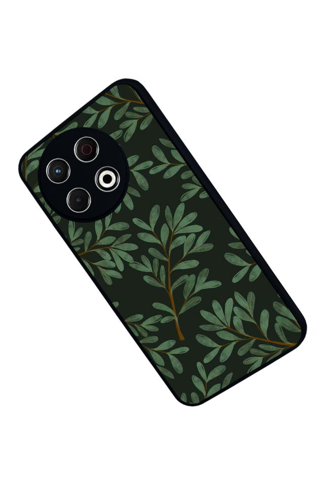 Tecno Spark 30 Pro Uyumlu Botanik Tasarımlı Glossy Premium Kılıf