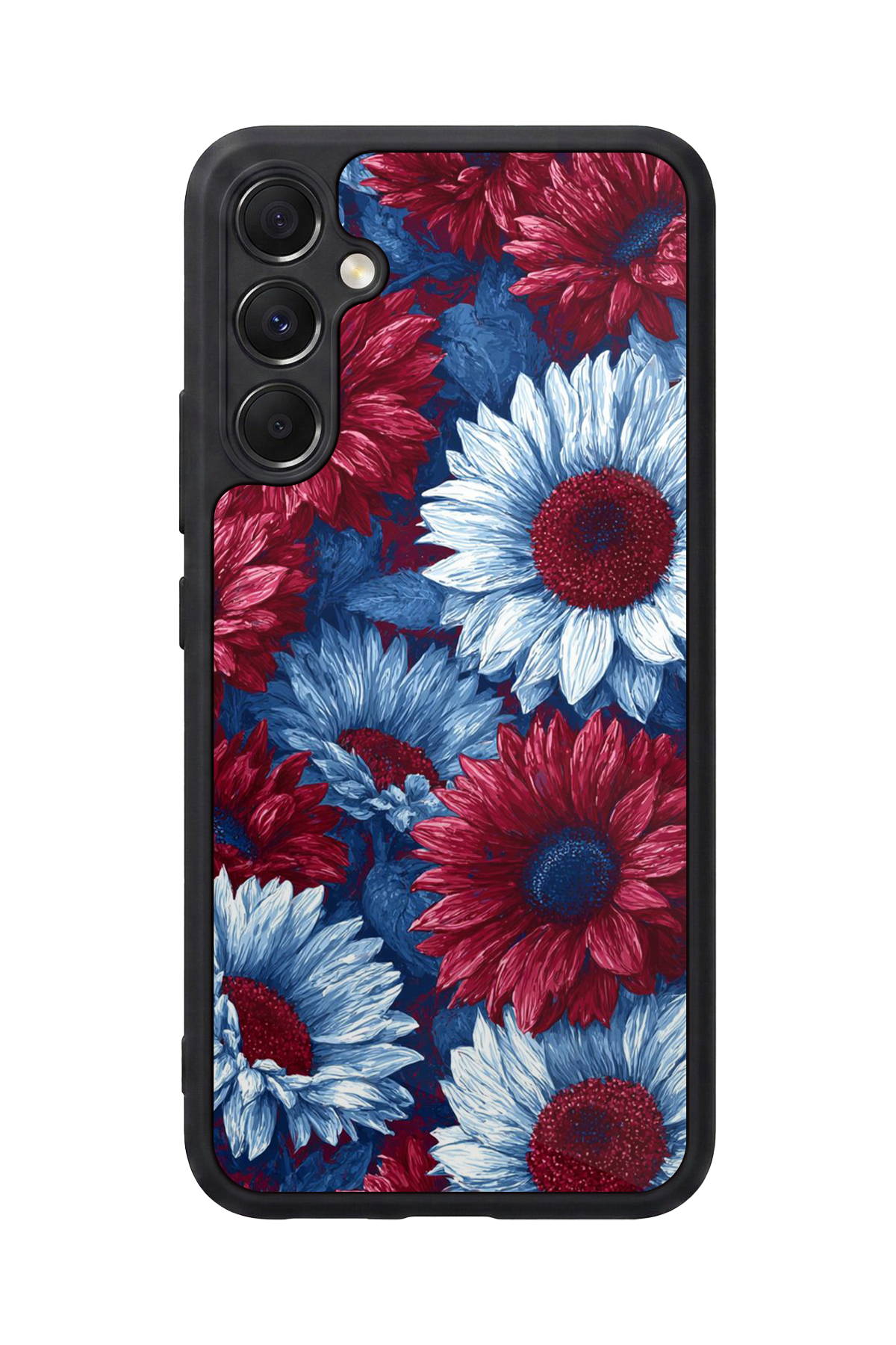 Samsung Galaxy A34 Uyumlu Cicek Tasarımlı Glossy Premium Kılıf