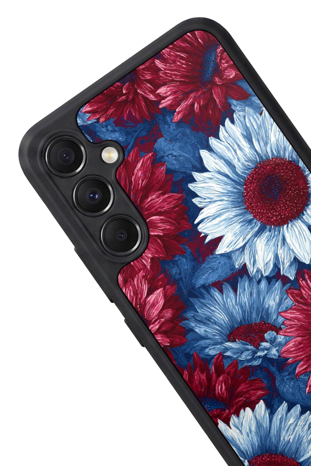 Samsung Galaxy A34 Uyumlu Cicek Tasarımlı Glossy Premium Kılıf