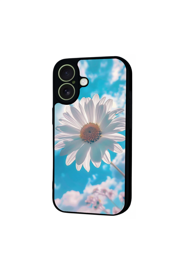 iPhone 17 Uyumlu Cicek Tasarımlı Glossy Premium Kılıf