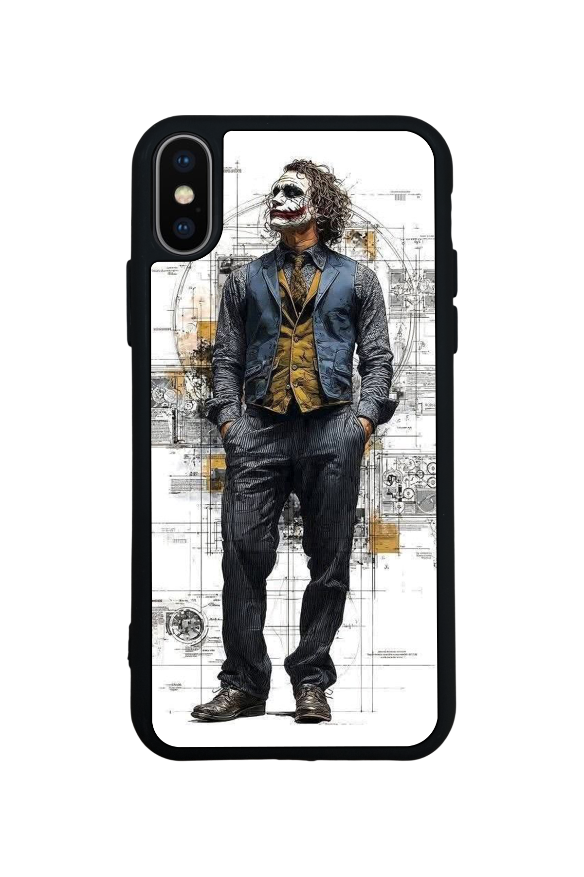iPhone XS Max Uyumlu Joker Tasarımlı Glossy Premium Kılıf