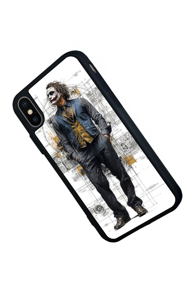 iPhone XS Max Uyumlu Joker Tasarımlı Glossy Premium Kılıf