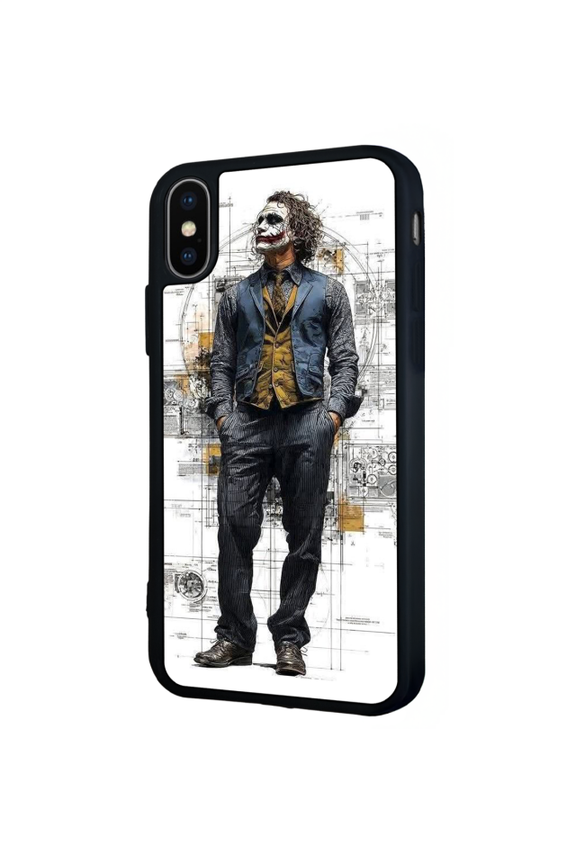 iPhone XS Max Uyumlu Joker Tasarımlı Glossy Premium Kılıf