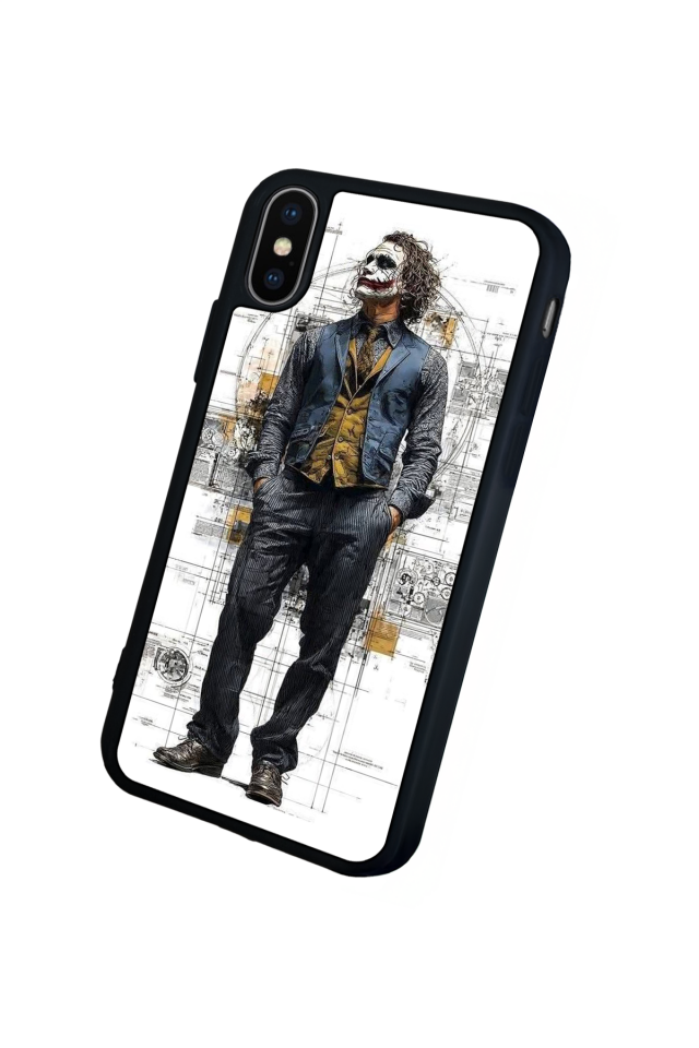 iPhone XS Max Uyumlu Joker Tasarımlı Glossy Premium Kılıf