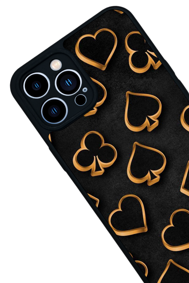 iPhone 13 Pro Max Uyumlu Kart Tasarımlı Glossy Premium Kılıf
