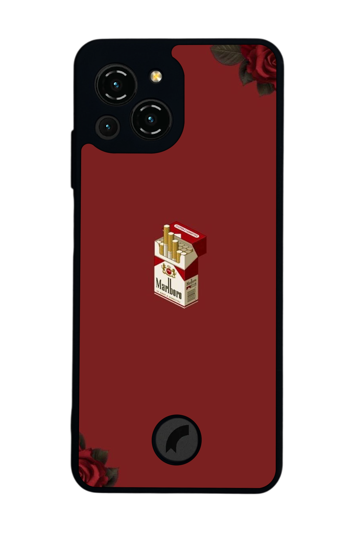 Reeder S23 Pro Max Uyumlu Kirmizi Tasarımlı Glossy Premium Kılıf