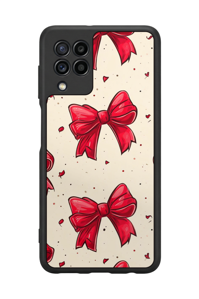 Samsung Galaxy M32 Uyumlu Kurdele Tasarımlı Glossy Premium Kılıf