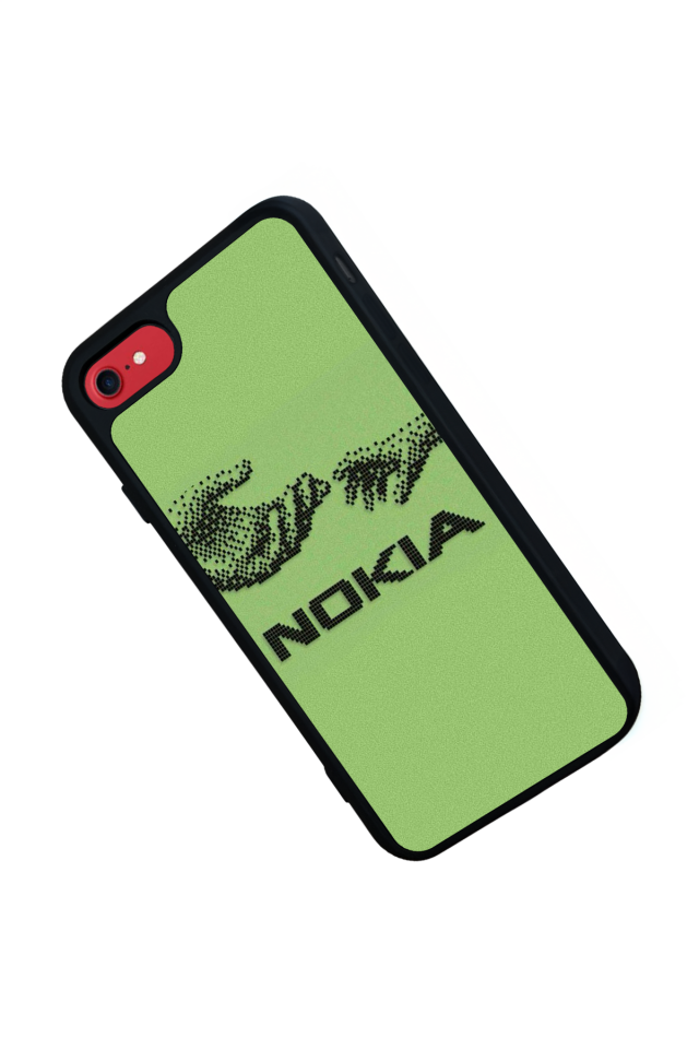 iPhone SE Uyumlu Nokia Tasarımlı Glossy Premium Kılıf