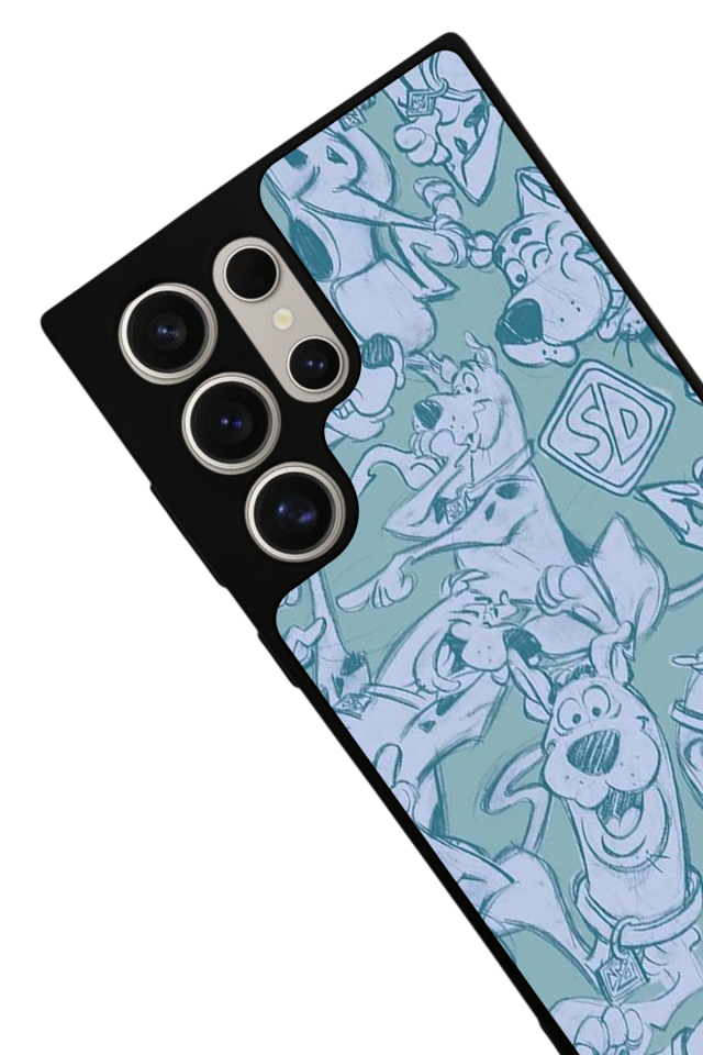 Samsung Galaxy S22 Ultra Uyumlu Scooby Doo Tasarımlı Glossy Premium Kılıf