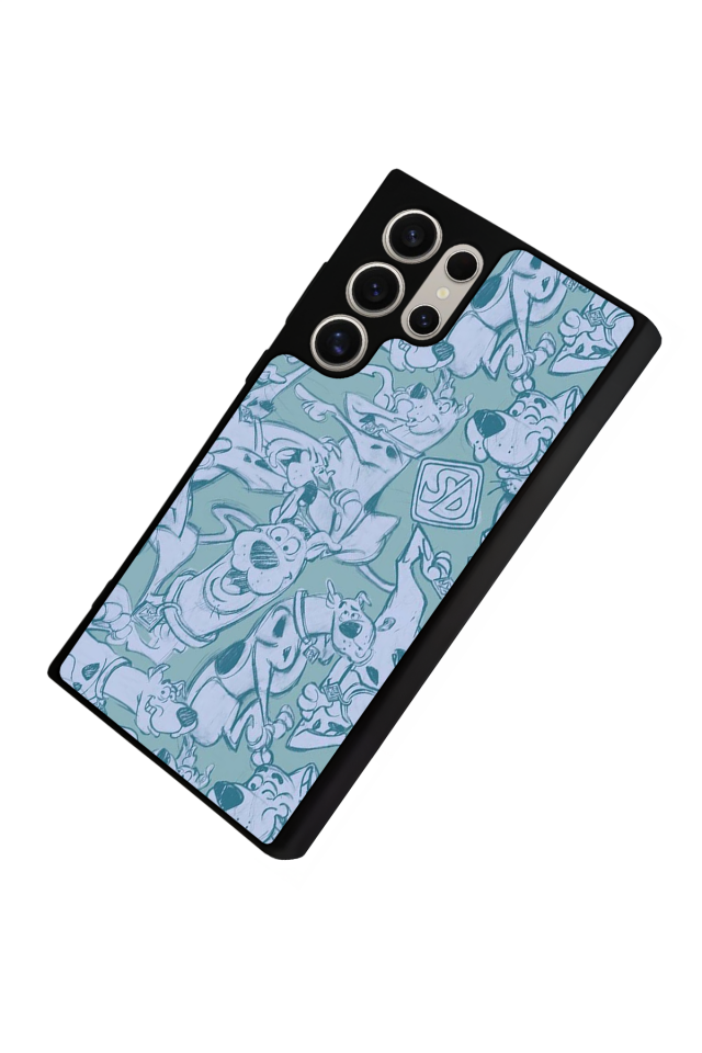 Samsung Galaxy S22 Ultra Uyumlu Scooby Doo Tasarımlı Glossy Premium Kılıf