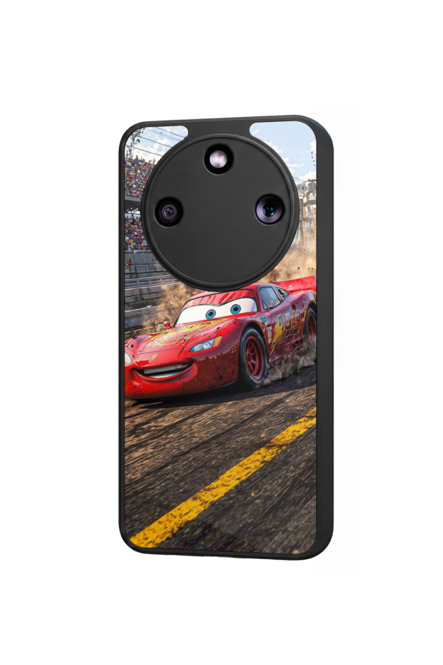 Honor Magic 8 Lite Uyumlu Şimsek McQueen Tasarımlı Glossy Premium Kılıf