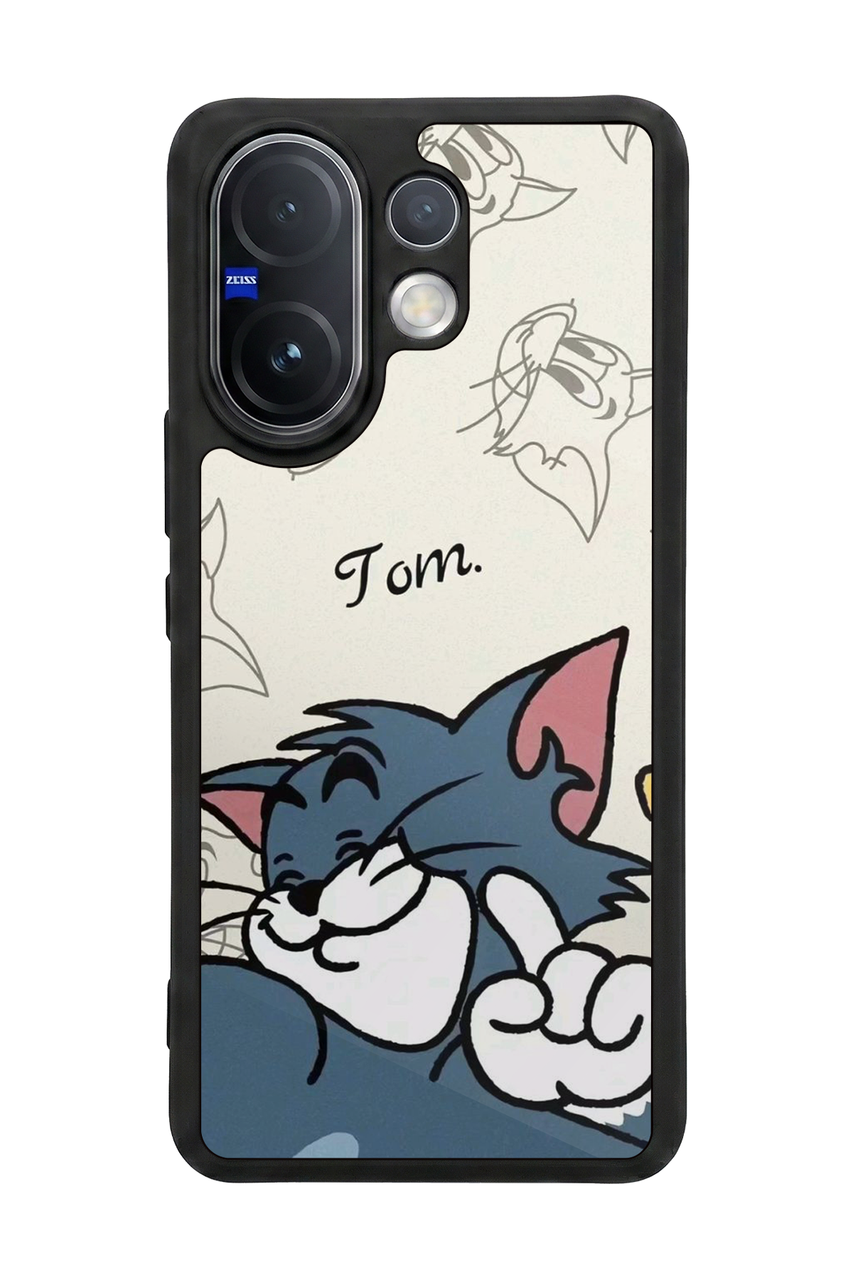 Vivo V60 Uyumlu Tom And Jerry Tasarımlı Glossy Premium Kılıf