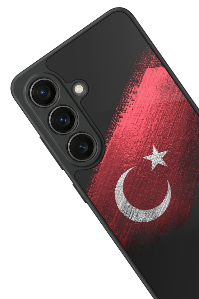 Samsung Galaxy S26 Uyumlu Türk Bayragi Tasarımlı Glossy Premium Kılıf