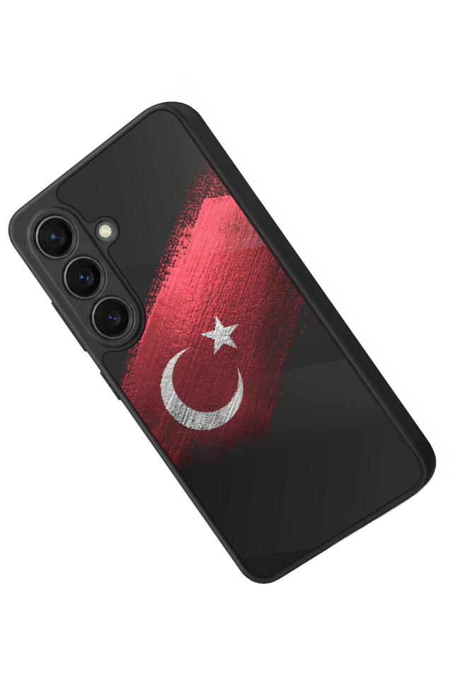 Samsung Galaxy S26 Uyumlu Türk Bayragi Tasarımlı Glossy Premium Kılıf