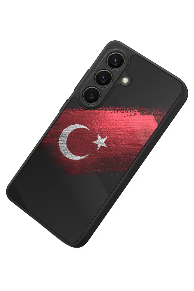 Samsung Galaxy S26 Uyumlu Türk Bayragi Tasarımlı Glossy Premium Kılıf