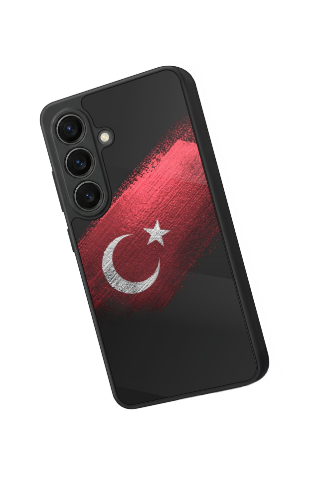 Samsung Galaxy S26 Uyumlu Türk Bayragi Tasarımlı Glossy Premium Kılıf