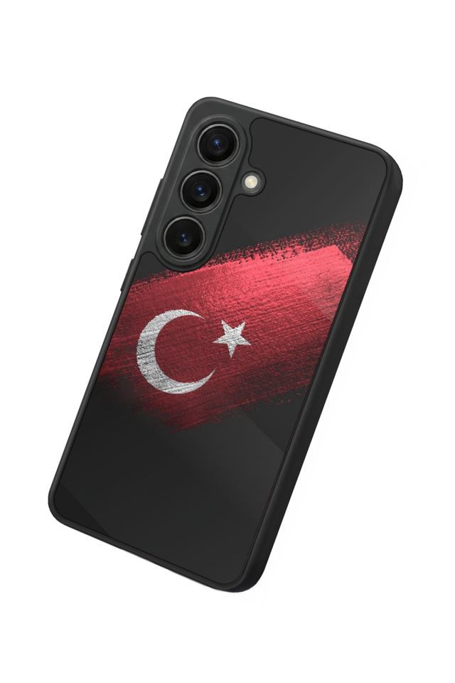 Samsung Galaxy S26 Uyumlu Türk Bayragi Tasarımlı Glossy Premium Kılıf
