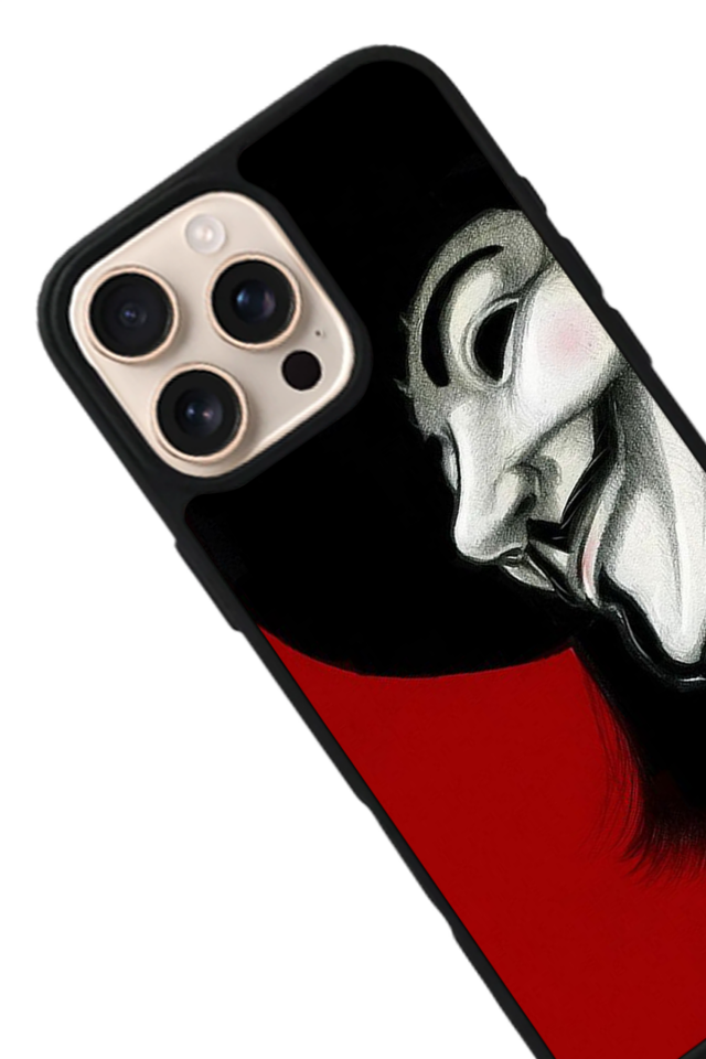 iPhone 14 Pro Uyumlu Vendetta Tasarımlı Glossy Premium Kılıf