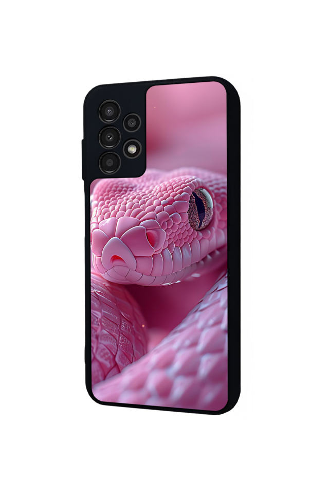 Samsung Galaxy A13 Uyumlu Yılan Tasarımlı Glossy Premium Kılıf