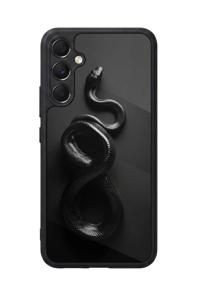 Samsung Galaxy M34 Uyumlu Yılan Tasarımlı Glossy Premium Kılıf