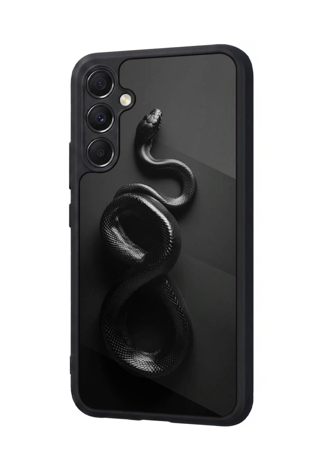 Samsung Galaxy M34 Uyumlu Yılan Tasarımlı Glossy Premium Kılıf