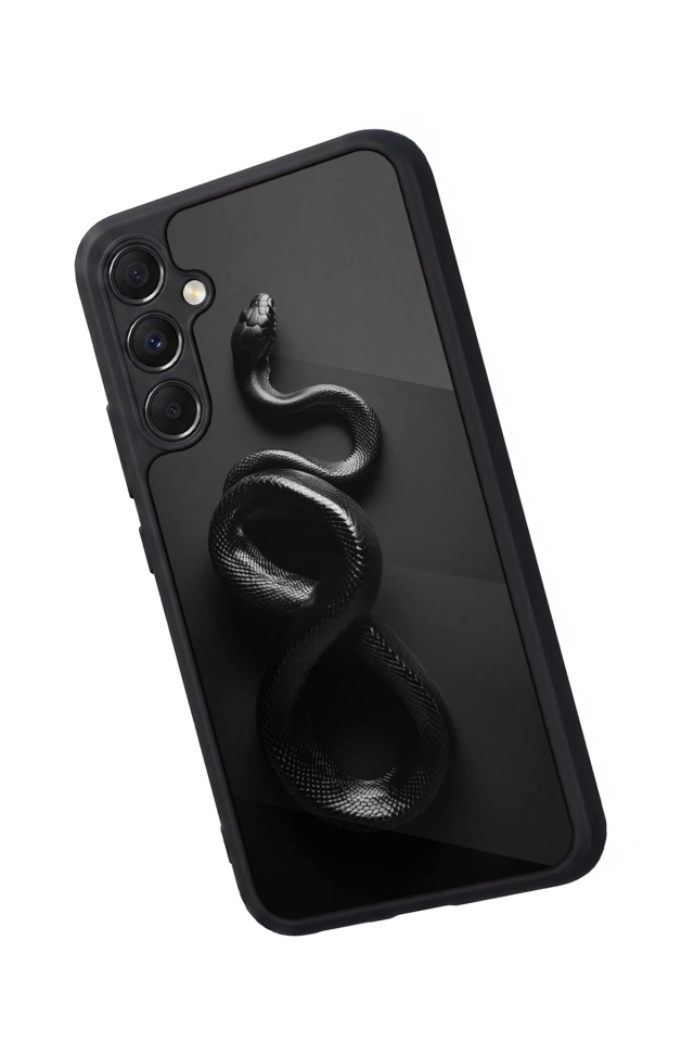 Samsung Galaxy M34 Uyumlu Yılan Tasarımlı Glossy Premium Kılıf