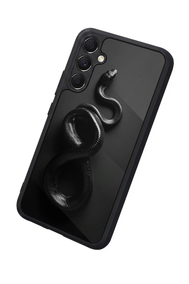 Samsung Galaxy M34 Uyumlu Yılan Tasarımlı Glossy Premium Kılıf