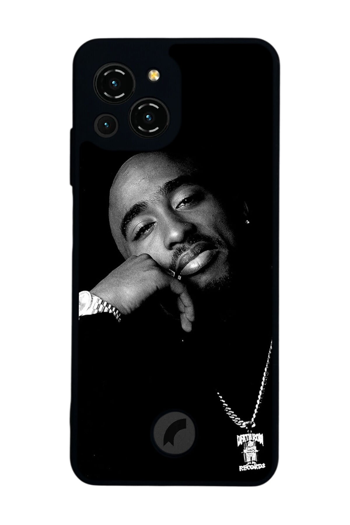 Reeder S23 Pro Max Uyumlu Tupac Tasarımlı Glossy Premium Kılıf