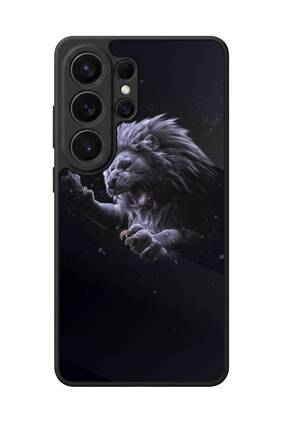 Samsung Galaxy S26 Ultra Uyumlu Aslan Tasarımlı Glossy Premium Kılıf