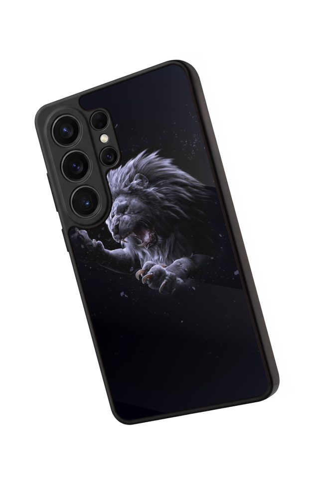 Samsung Galaxy S26 Ultra Uyumlu Aslan Tasarımlı Glossy Premium Kılıf