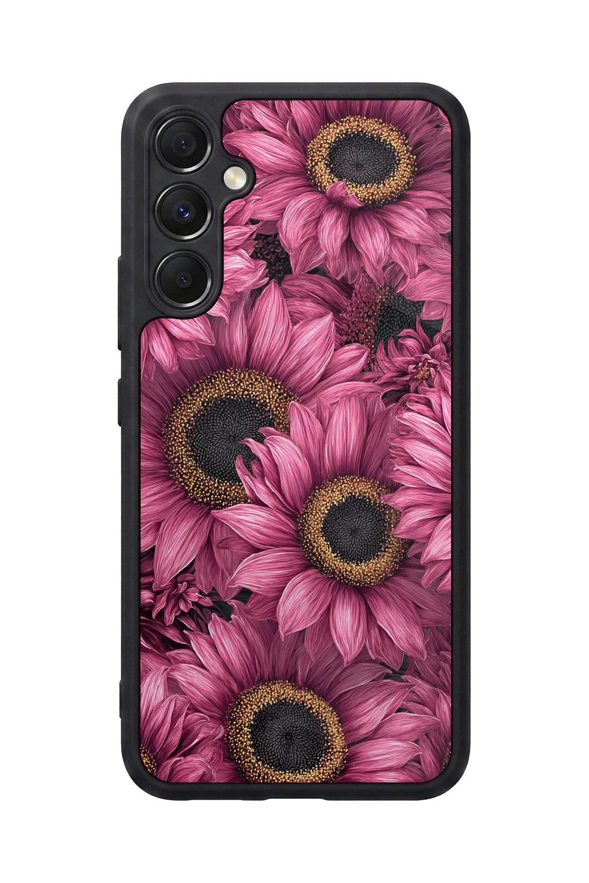 Samsung Galaxy A34 Uyumlu Cicek Tasarımlı Glossy Premium Kılıf