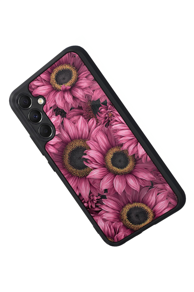 Samsung Galaxy A34 Uyumlu Cicek Tasarımlı Glossy Premium Kılıf