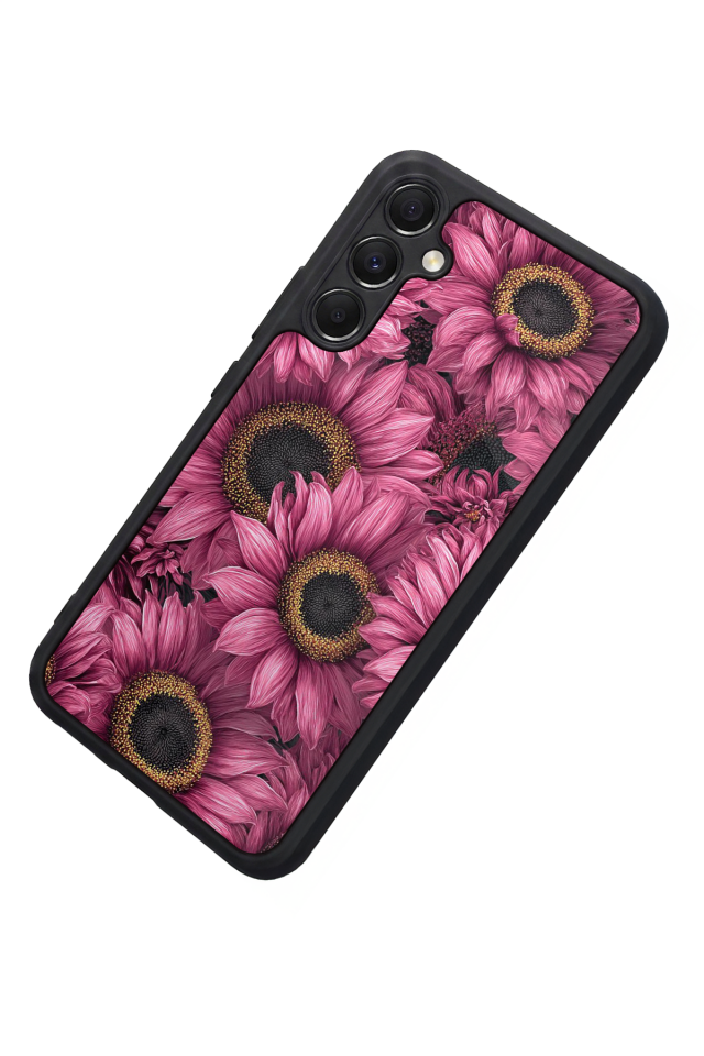 Samsung Galaxy A34 Uyumlu Cicek Tasarımlı Glossy Premium Kılıf