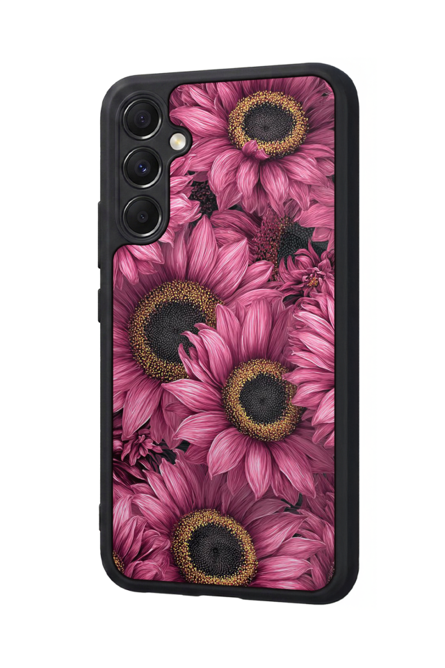 Samsung Galaxy A34 Uyumlu Cicek Tasarımlı Glossy Premium Kılıf