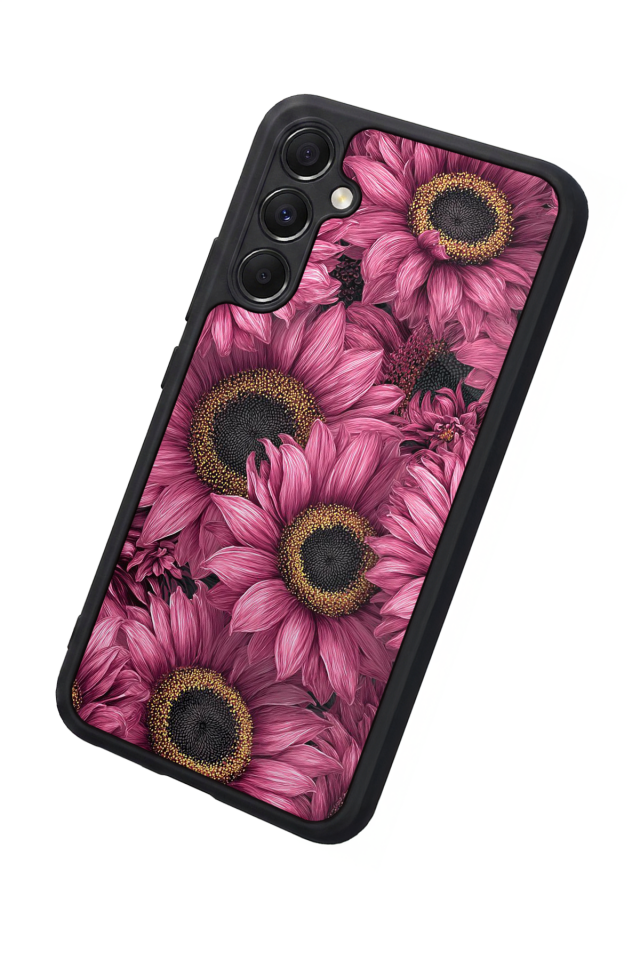 Samsung Galaxy A34 Uyumlu Cicek Tasarımlı Glossy Premium Kılıf