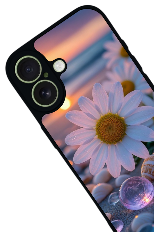 iPhone 17 Uyumlu Cicek Tasarımlı Glossy Premium Kılıf