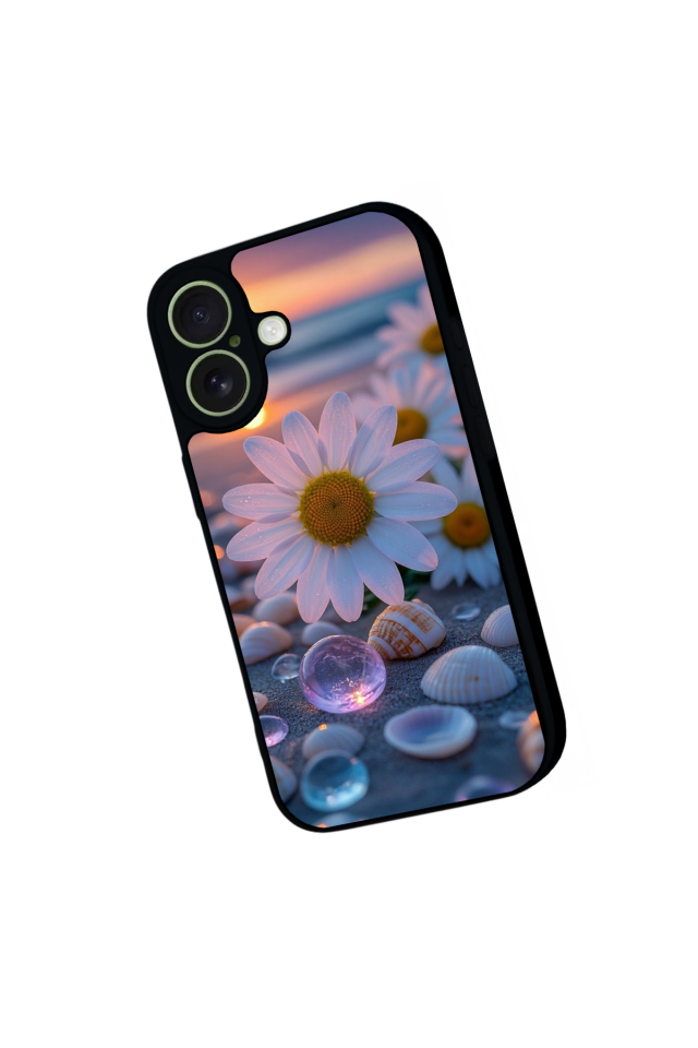 iPhone 17 Uyumlu Cicek Tasarımlı Glossy Premium Kılıf