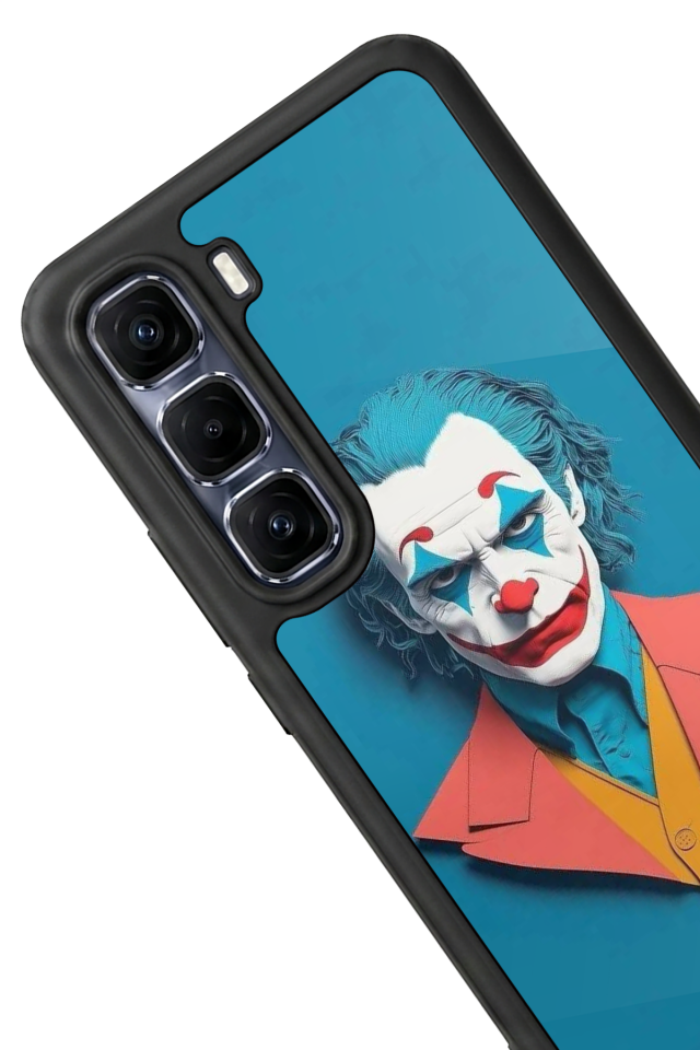 Infinix Hot 60 Pro Plus Uyumlu Joker Tasarımlı Glossy Premium Kılıf