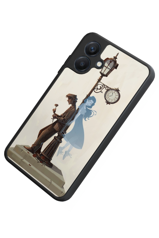 Samsung Galaxy A07 Uyumlu  Kalp Love Tasarımlı Glossy Premium Kılıf