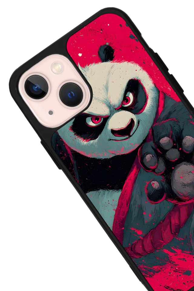 iPhone 15 Plus Uyumlu Kung Fu Panda Tasarımlı Glossy Premium Kılıf