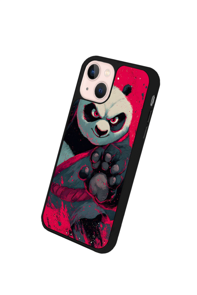 iPhone 15 Plus Uyumlu Kung Fu Panda Tasarımlı Glossy Premium Kılıf
