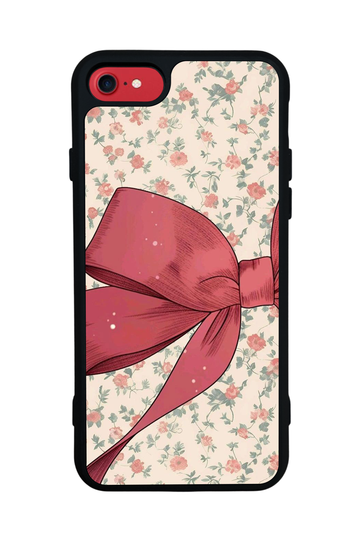 iPhone 7 Uyumlu Kurdele Tasarımlı Glossy Premium Kılıf