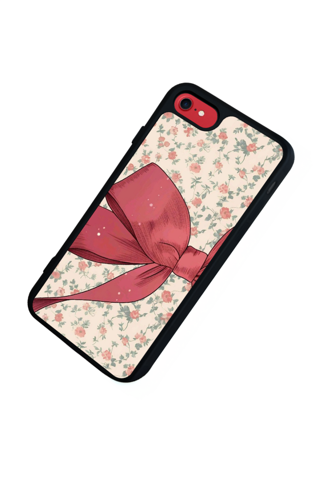 iPhone 7 Uyumlu Kurdele Tasarımlı Glossy Premium Kılıf