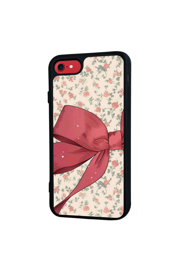 iPhone 7 Uyumlu Kurdele Tasarımlı Glossy Premium Kılıf
