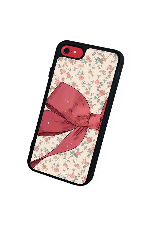 iPhone 7 Uyumlu Kurdele Tasarımlı Glossy Premium Kılıf