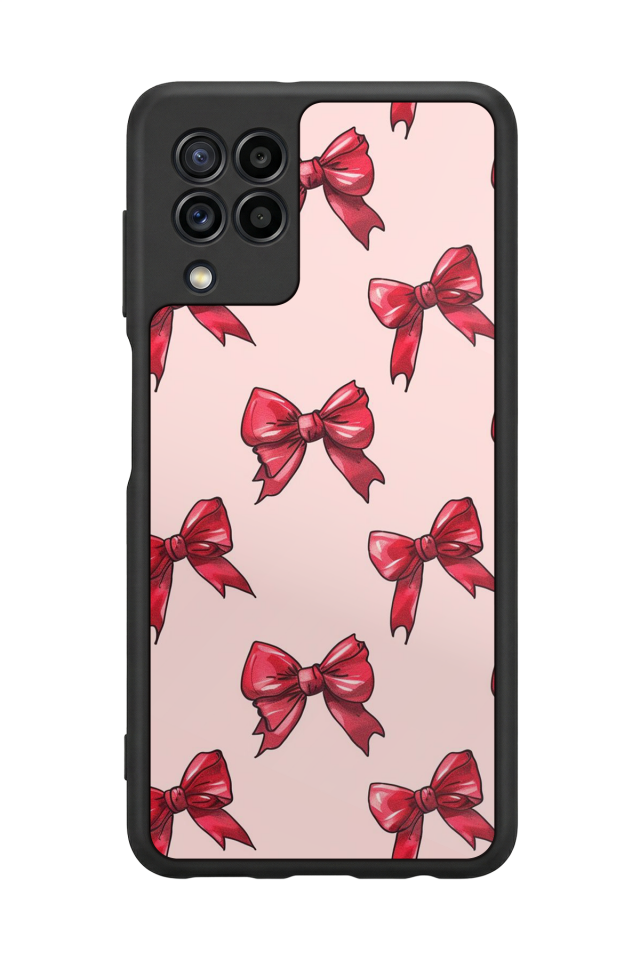 Samsung Galaxy M32 Uyumlu Kurdele Tasarımlı Glossy Premium Kılıf