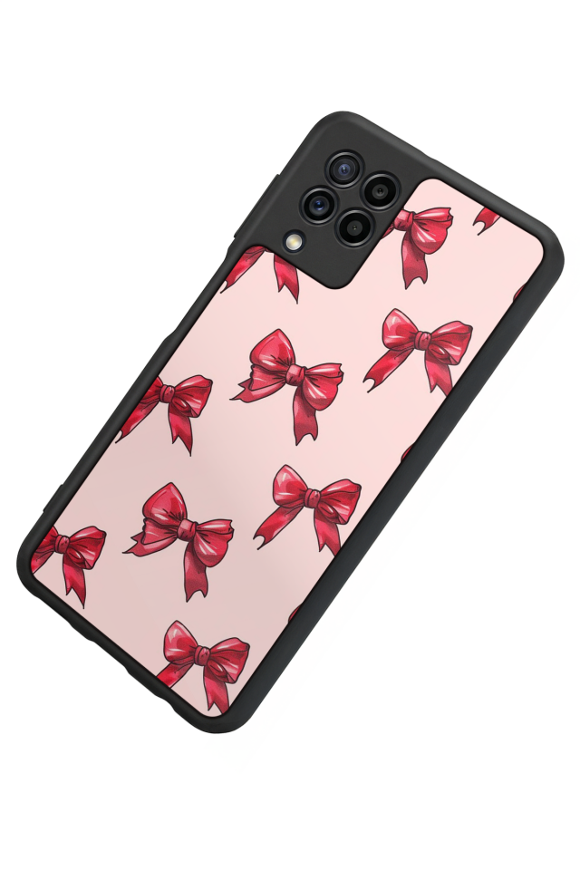 Samsung Galaxy M32 Uyumlu Kurdele Tasarımlı Glossy Premium Kılıf