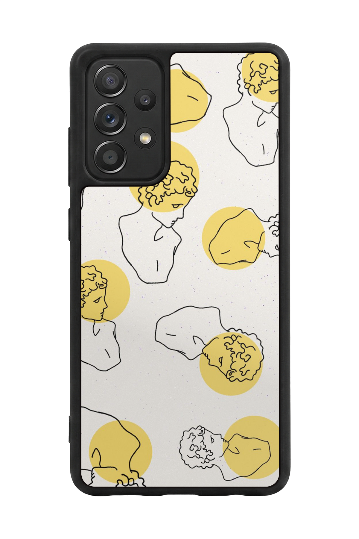 Samsung Galaxy A72 Uyumlu Line Art Tasarımlı Glossy Premium Kılıf