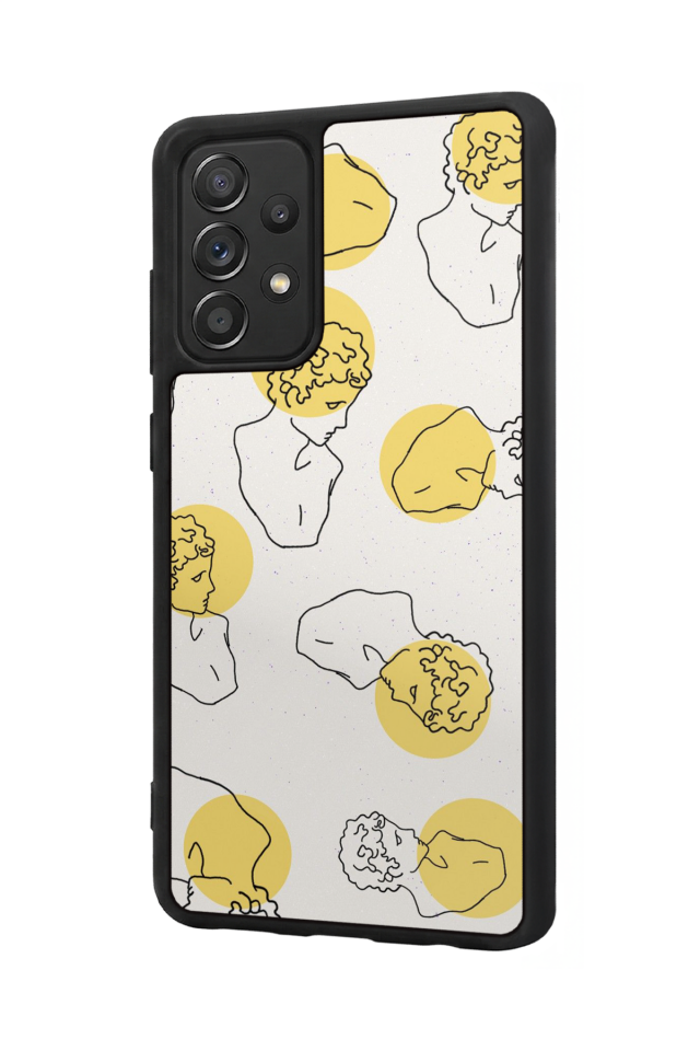Samsung Galaxy A72 Uyumlu Line Art Tasarımlı Glossy Premium Kılıf