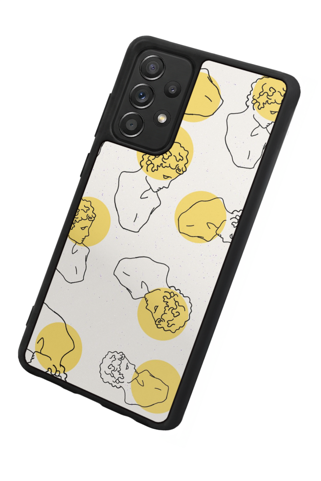 Samsung Galaxy A72 Uyumlu Line Art Tasarımlı Glossy Premium Kılıf